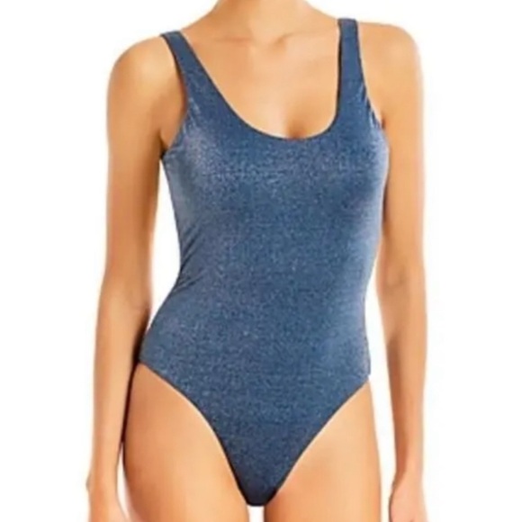 Aqua Other - Aqua Swim Square Neck One Piece Swimsuit Size XS Color Sapphire.